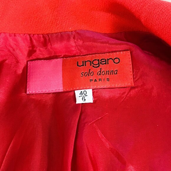 Emanuel Ungaro Vintage skirt Suit Sz Italian 40 US 4 includes jacket & skirt - Picture 5 of 10